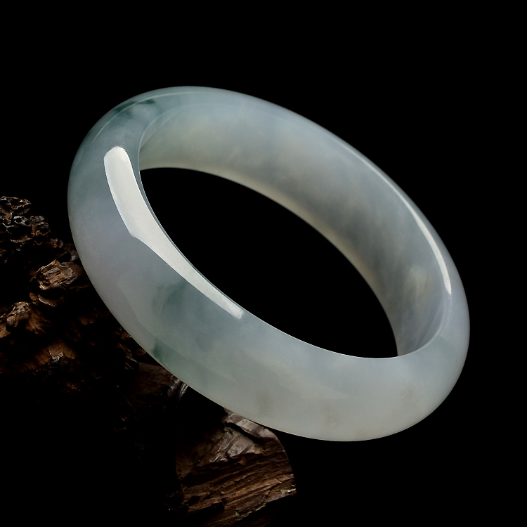 （超值推荐）冰种飘花手镯（58.6mm）