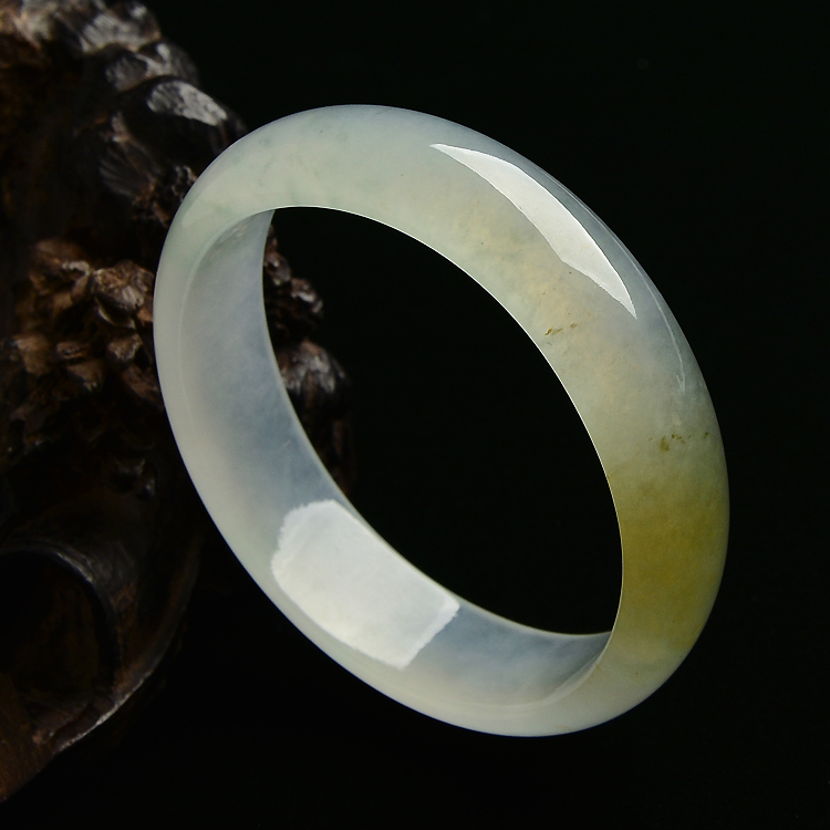 （超值推荐）冰种黄翡贵妃镯（57.3mm-52.3mm）