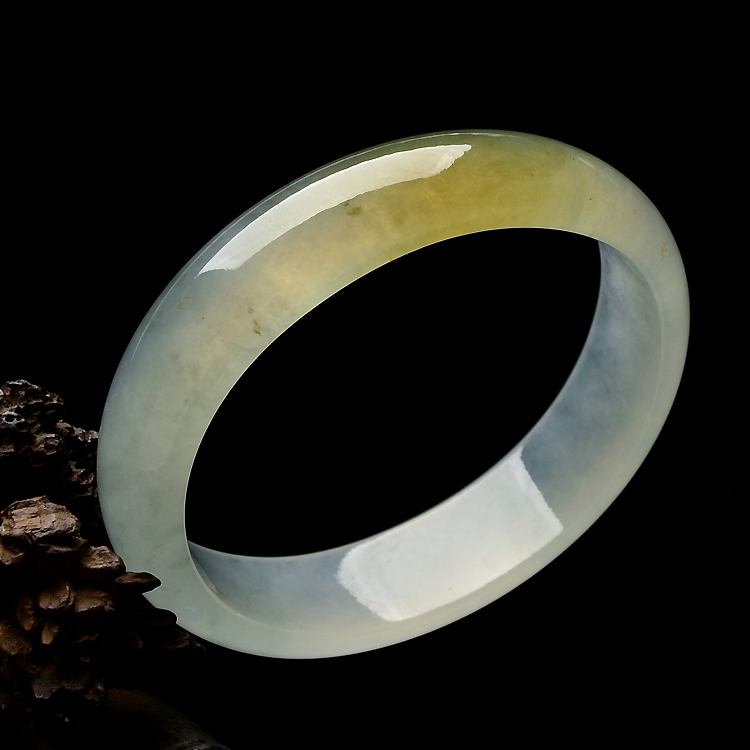 （超值推荐）冰种黄翡贵妃镯（57.3mm-52.3mm）