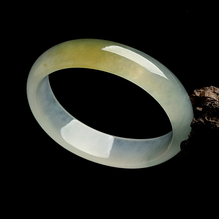 （超值推荐）冰种黄翡贵妃镯（57.3mm-52.3mm）
