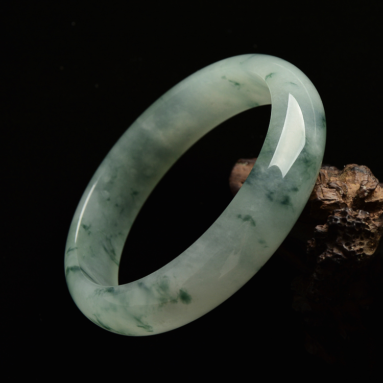 （超值推荐）冰种飘花手镯（59.7mm）