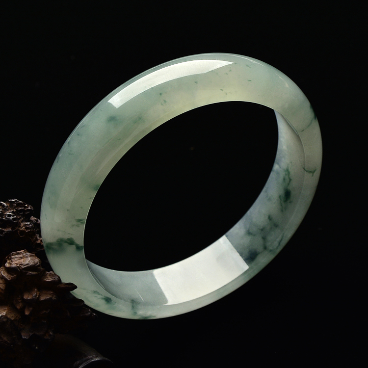 （超值推荐）冰种飘花手镯（59.7mm）