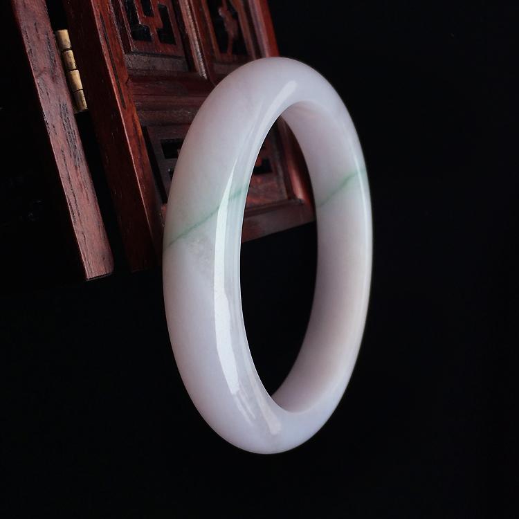 （超值推荐）糯冰种紫罗兰手镯（53.3mm）