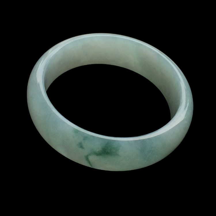 （超值推荐）糯冰种飘花手镯（58.2mm）