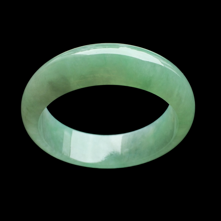 糯冰种晴水手镯（53.5mm）