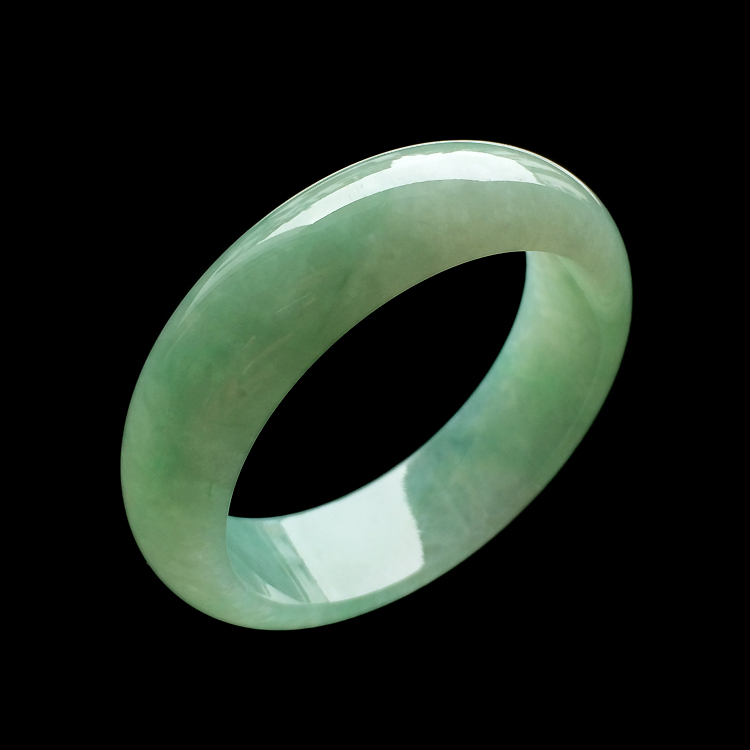 糯冰种晴水手镯（53.5mm）