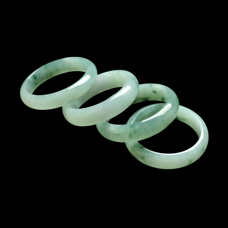 （超值推荐）糯冰种飘花手镯（10支一批走）（最大：60.1mm 最小：56.1mm）