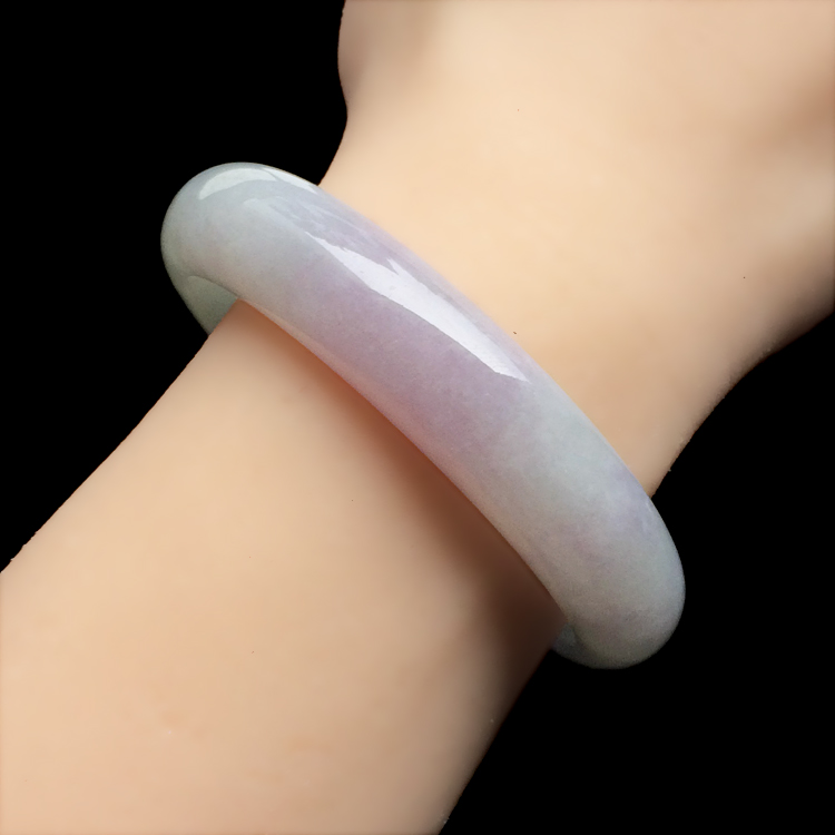 （超值推荐）糯冰种紫罗兰手镯（58.6mm）