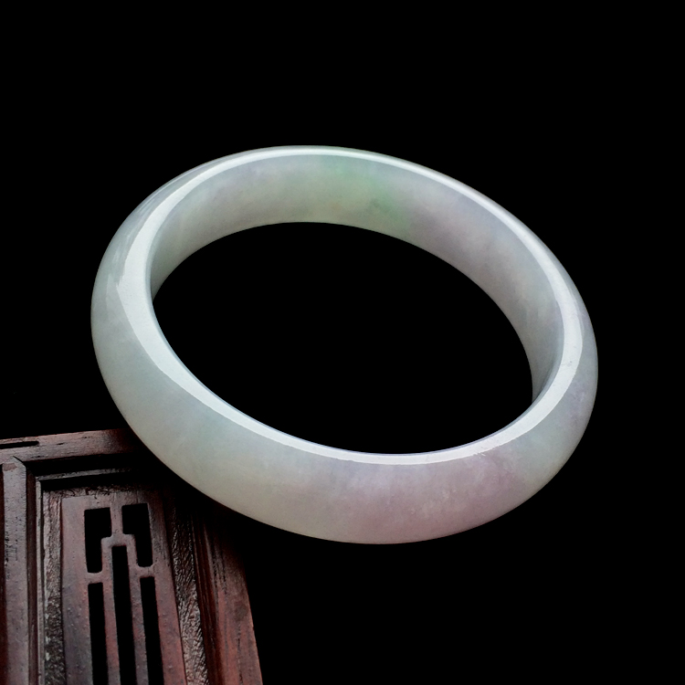 （超值推荐）糯冰种紫罗兰手镯（58.6mm）