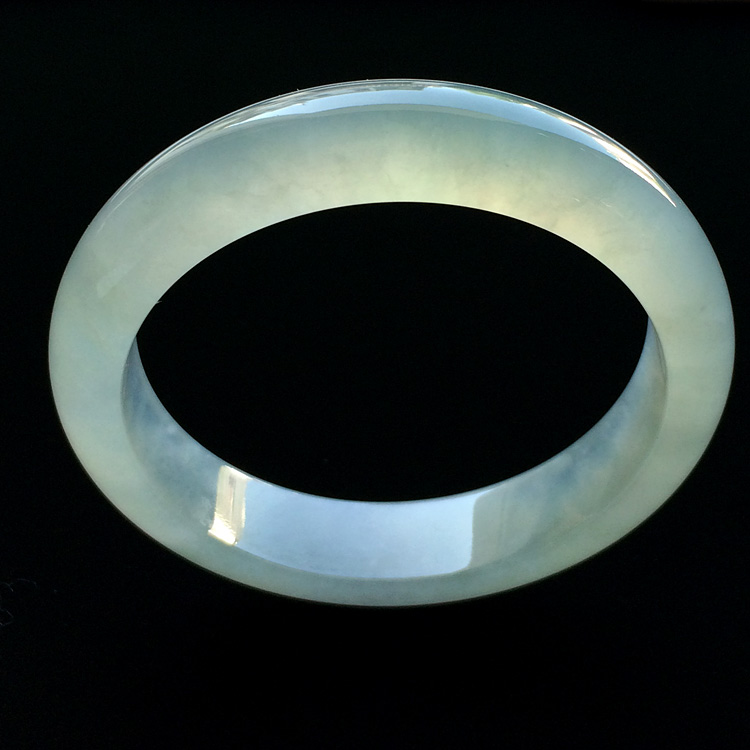 （超值推荐）冰种淡晴水手镯（55.3mm）