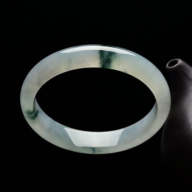 （超值推荐)冰种飘花手镯（57.2mm）