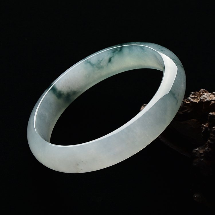 （超值推荐）冰种飘花手镯（56.8mm）