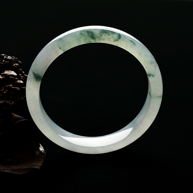 （超值推荐）冰种飘花手镯（56.8mm）