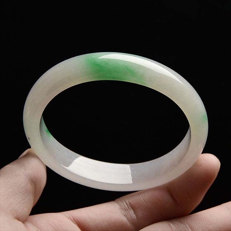 （超值推荐）糯冰种飘翠贵妃镯（57.2mm-50.2mm）