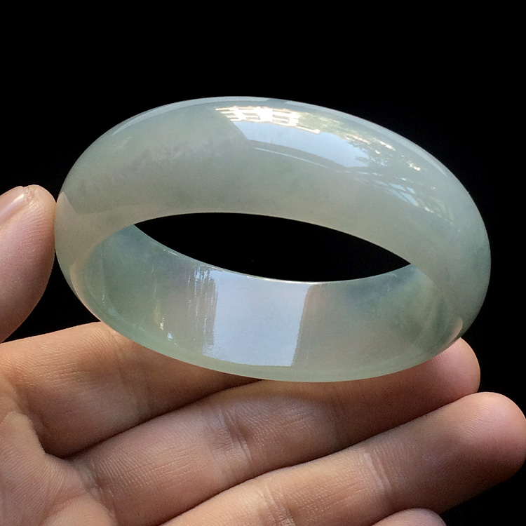 （超值推荐）冰种晴水贵妃镯（55mm-49.3mm）