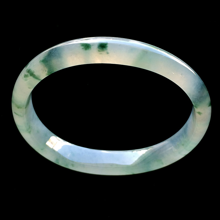 （超值推荐）冰种飘花贵妃镯（56.1mm-47.4mm）