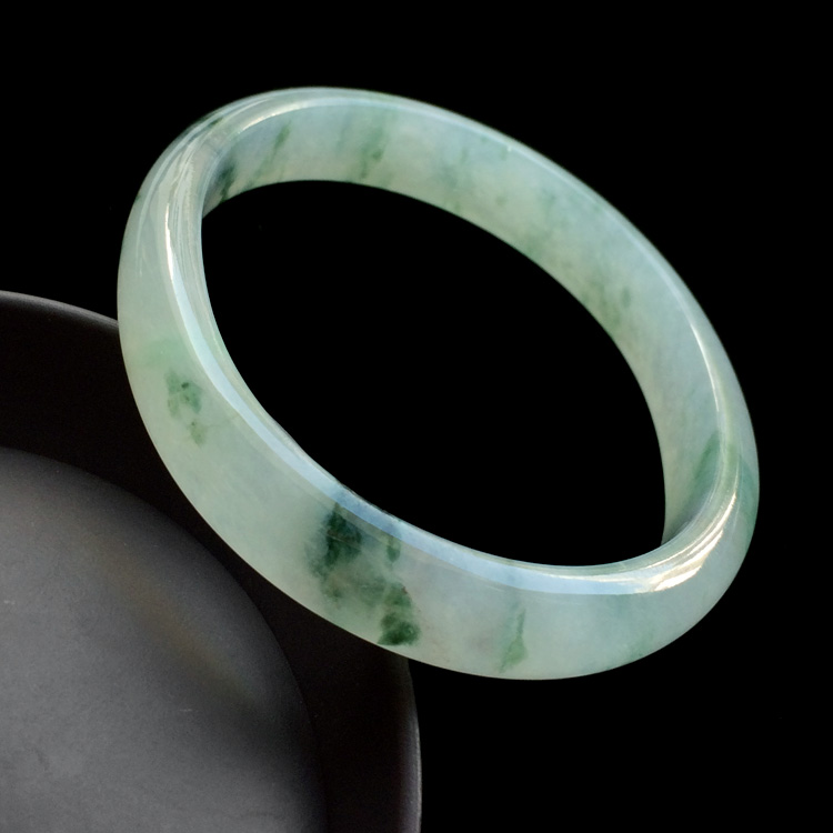 （超值推荐）冰种飘花贵妃镯（56.1mm-47.4mm）