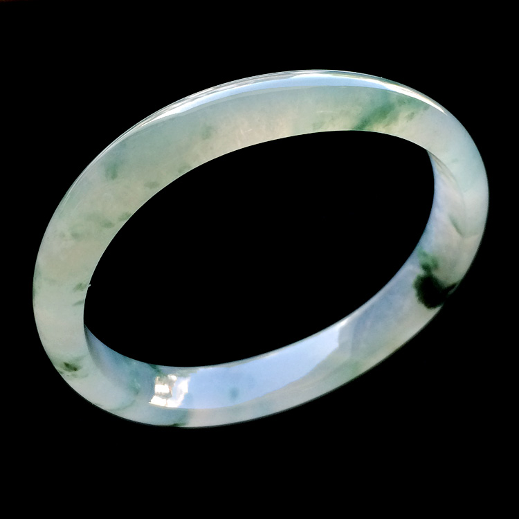 （超值推荐）冰种飘花贵妃镯（56.1mm-47.4mm）