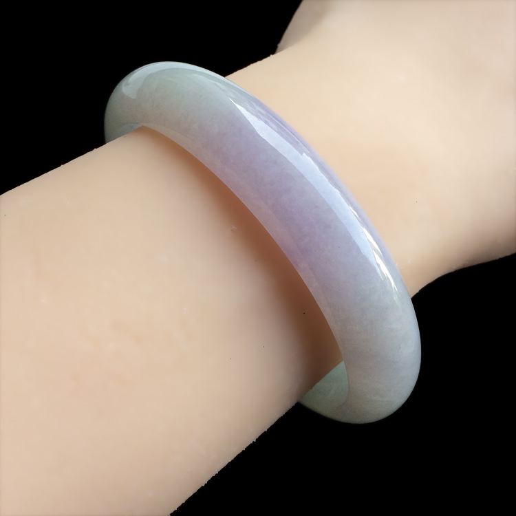 （超值推荐）糯冰种晴水紫罗兰手镯（58.6mm）
