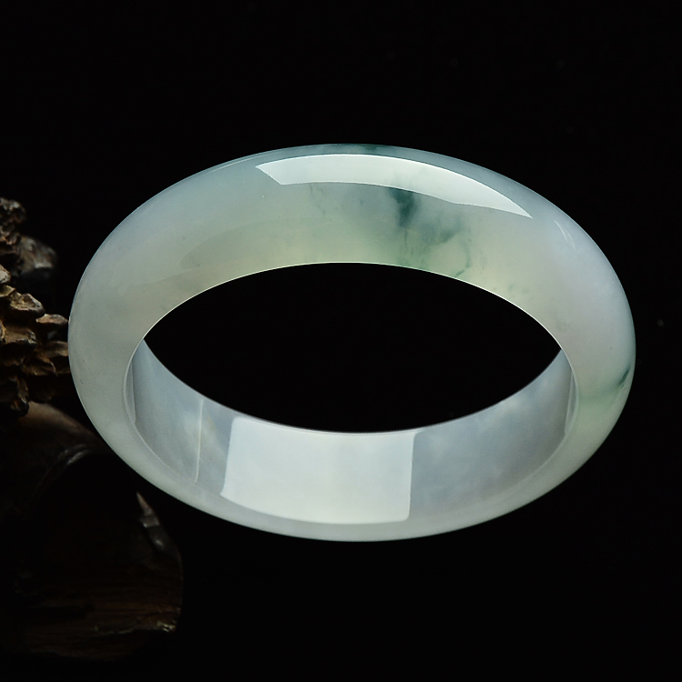 （超值推荐）冰种飘花手镯（58.6mm）