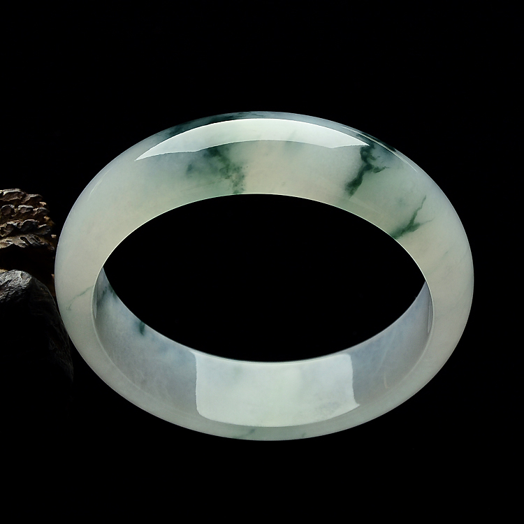 （超值推荐）冰种飘花手镯（60.3mm）