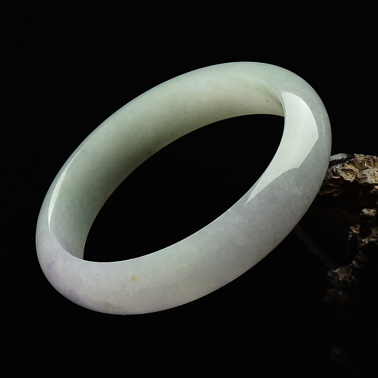（超值推荐）糯冰种晴水紫罗兰贵妃镯（55mm-47.5mm）
