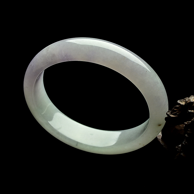 （超值推荐）糯冰种晴水紫罗兰贵妃镯（55mm-47.5mm）