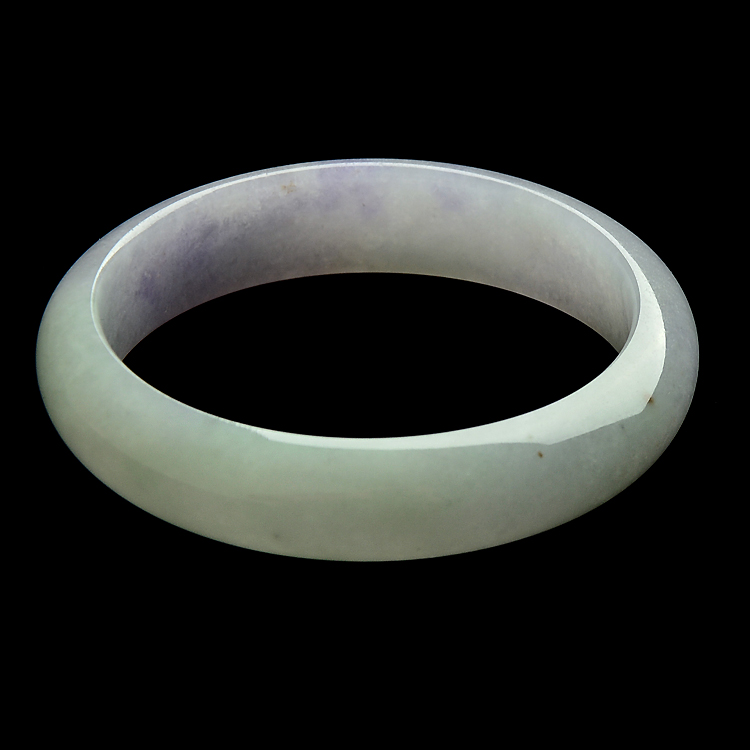 （超值推荐）糯冰种晴水紫罗兰贵妃镯（55mm-47.5mm）