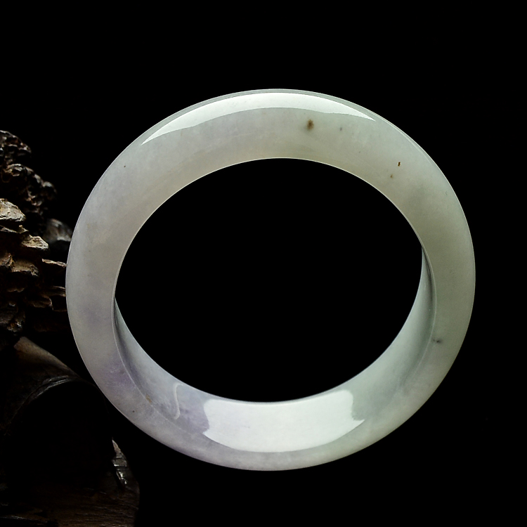 （超值推荐）糯冰种晴水紫罗兰贵妃镯（55mm-47.5mm）