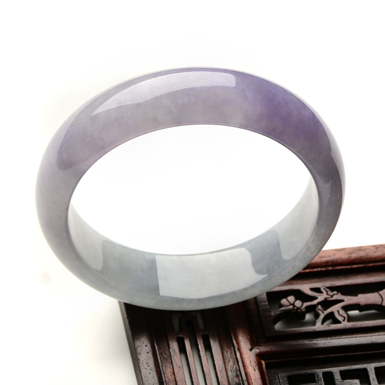（超值推荐）糯冰种紫罗兰手镯（58.1mm）