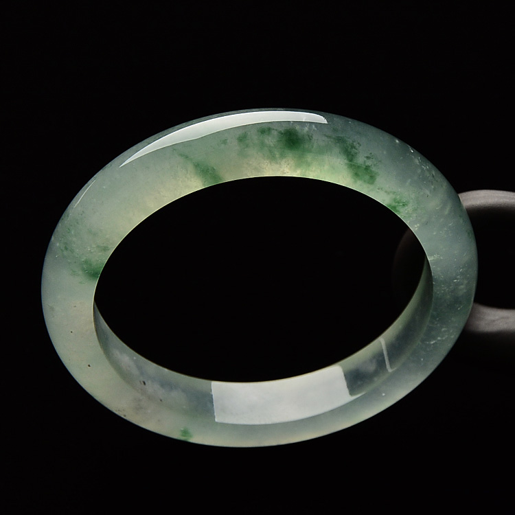 （超值推荐）冰种飘花手镯（57mm）