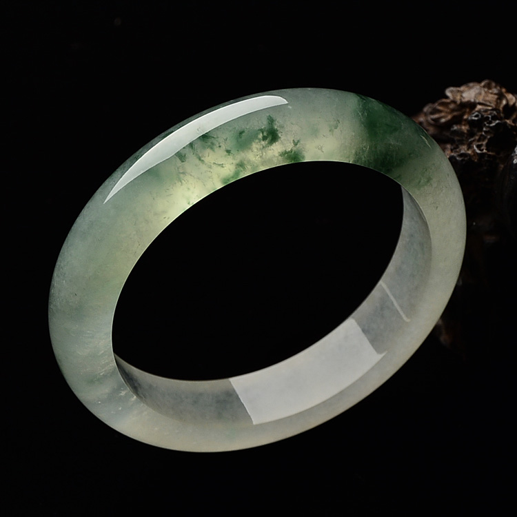 （超值推荐）冰种飘花手镯（57mm）