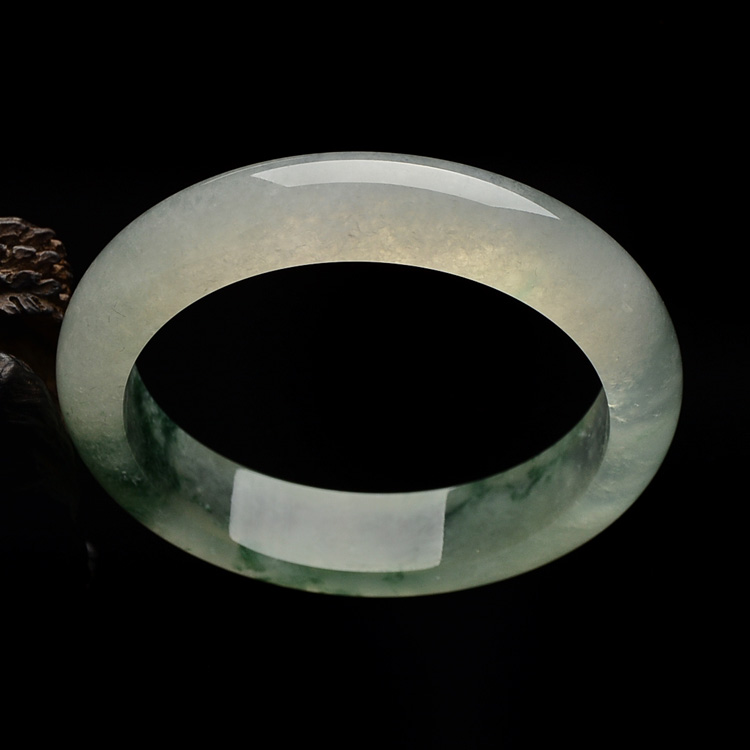 （超值推荐）冰种飘花手镯（57mm）