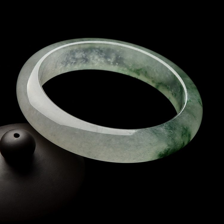 （超值推荐）冰种飘花手镯（57mm）