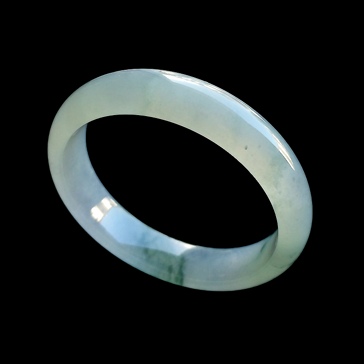 （超值推荐）冰种飘花手镯（54.7mm）