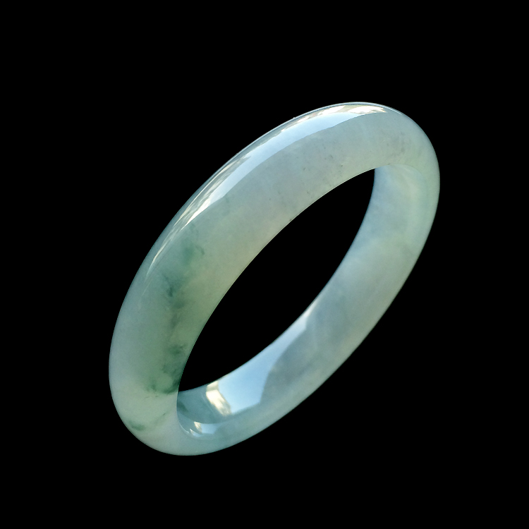 （超值推荐）冰种飘花手镯（54.7mm）
