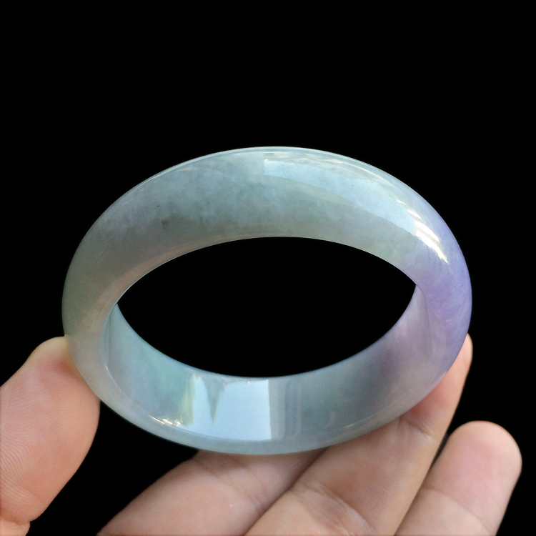 （超值推荐）糯冰种晴水紫罗兰手镯（57mm）