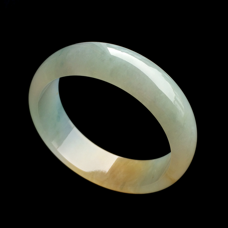 （超值推荐）糯冰种黄翡手镯（56.3mm）