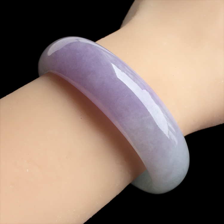 （超值推荐）糯冰种紫罗兰手镯（57mm）