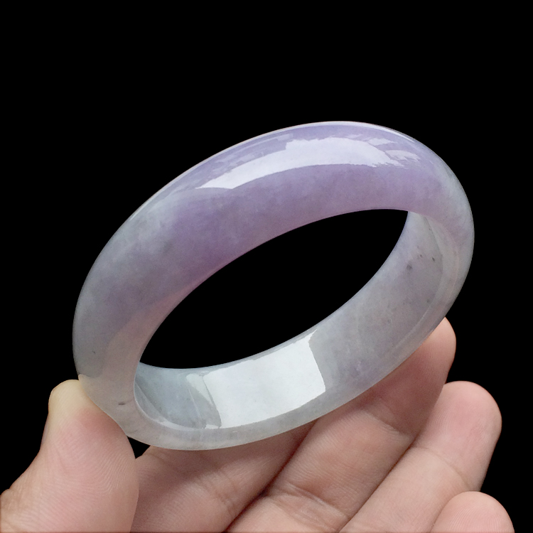 （超值推荐）糯冰种紫罗兰手镯（57mm）