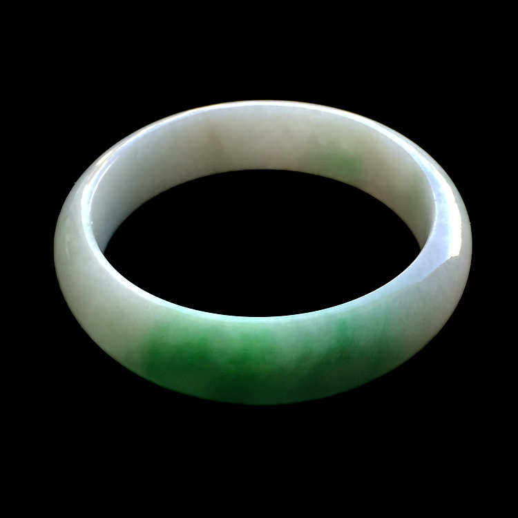（超值推荐）糯冰种飘翠手镯（58.3mm）