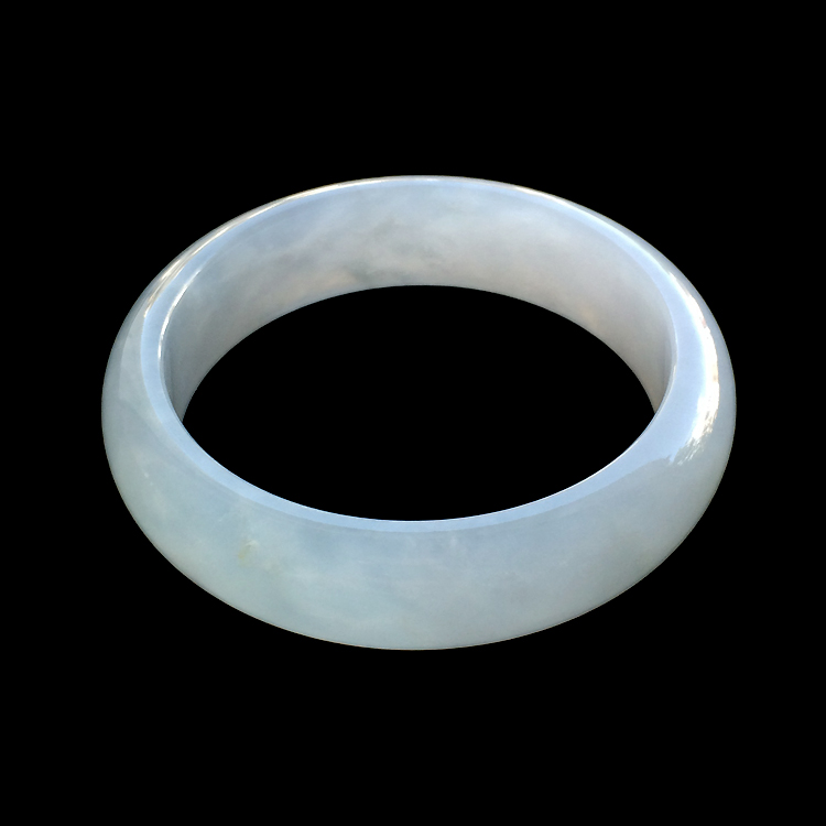 （超值推荐）糯冰种淡晴水手镯（57.1mm）