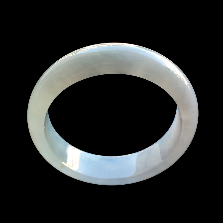 （超值推荐）糯冰种淡晴水手镯（57.1mm）