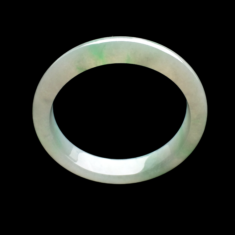 （超值推荐）糯冰种飘花手镯（58.2mm）