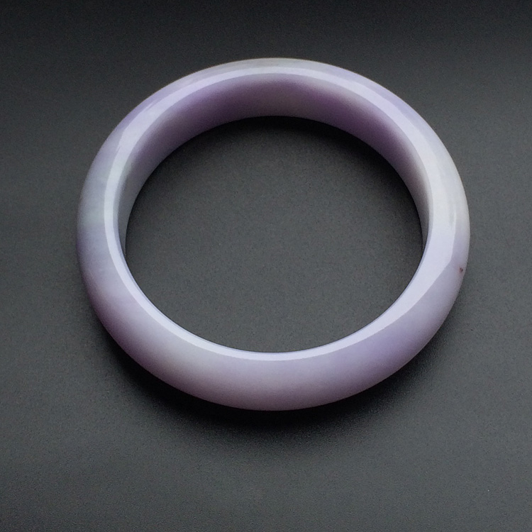 糯冰种紫罗兰手镯（58.5mm）