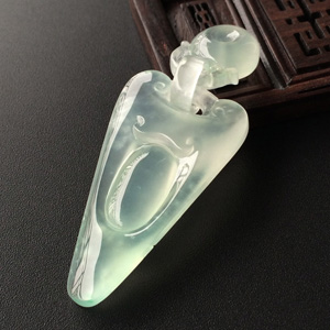 (超值推荐)冰种晴水福在眼前挂件