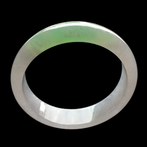 （超值推荐）糯冰种淡春带彩手镯（58.6mm）