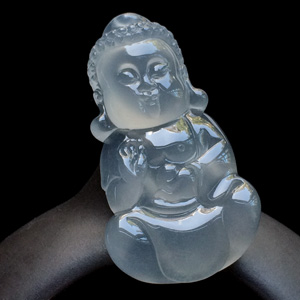 （超值推荐）冰玻种晴水宝宝佛挂件