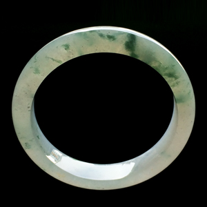 （超值推荐）糯冰种飘花手镯（56.7mm）