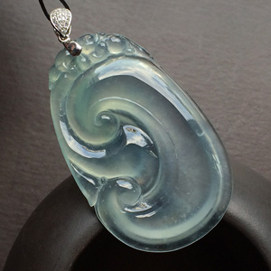 （超值推荐）冰玻种晴水如意挂件